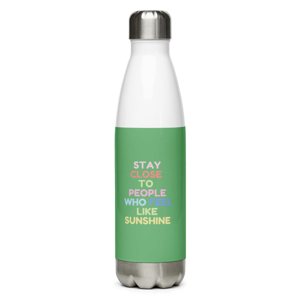 "Sunshine" Stainless Steel Water Bottle